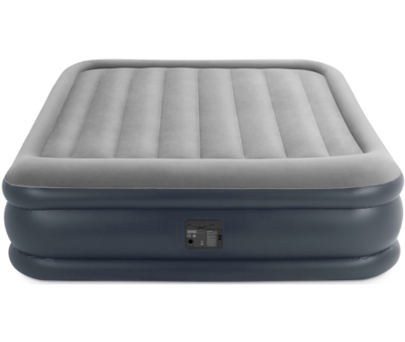 Надувная кровать Deluxe Pillow Rest Raised Bed 152x203x42, арт:64136