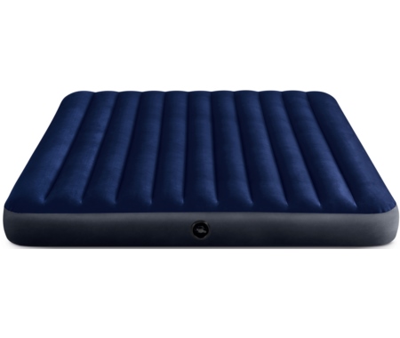 Надувной матрас Intex Classic Downy Airbed Fiber-Tech 183x203x25 см, арт:64755