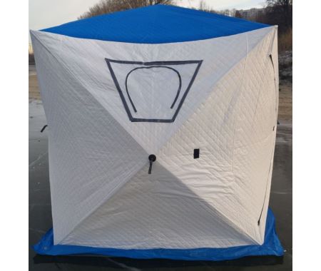 Палатка куб для зимней рыбалки модель 1620А Coolwalk трехслойная 200х200х215 см