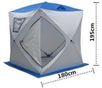 Палатка куб для зимней рыбалки модель 1618 Coolwalk 180х180х195 см